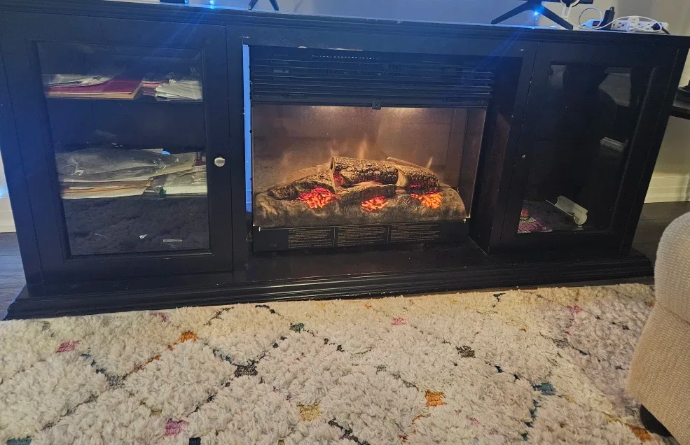 Electric fireplace Console image indicator(3)