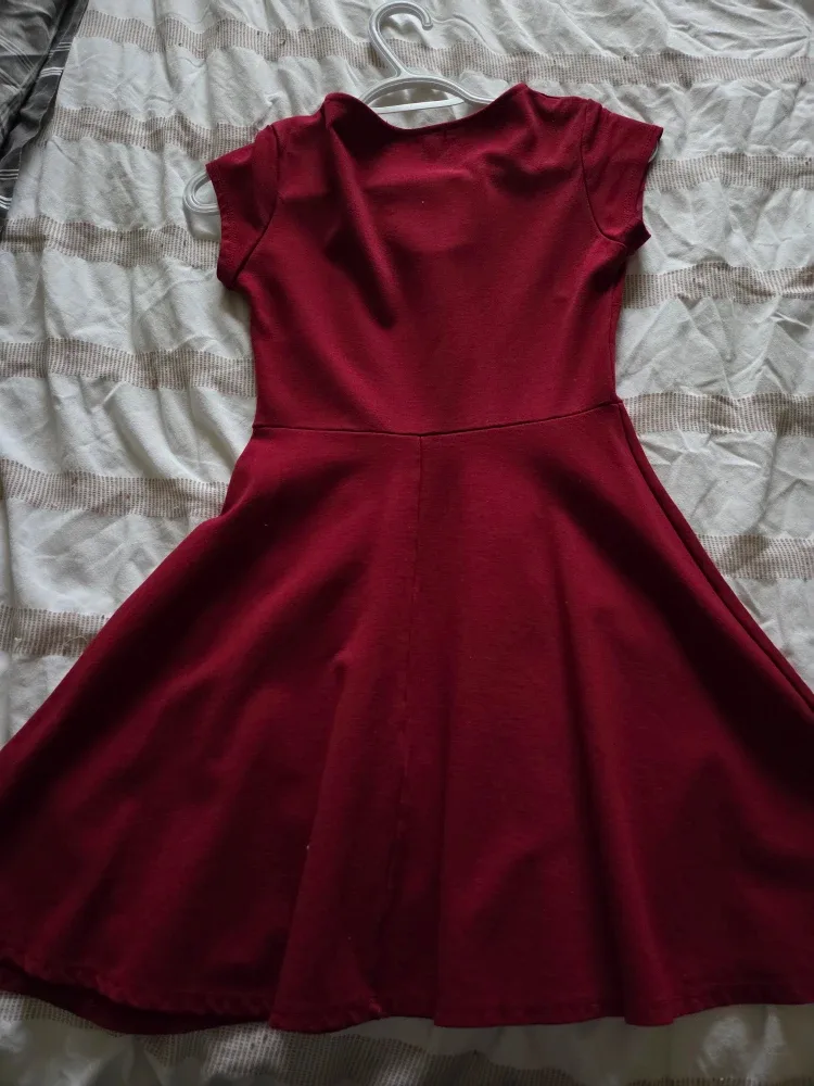 Red Fit and Flare Dress Size Small #Cleanout image indicator(3)