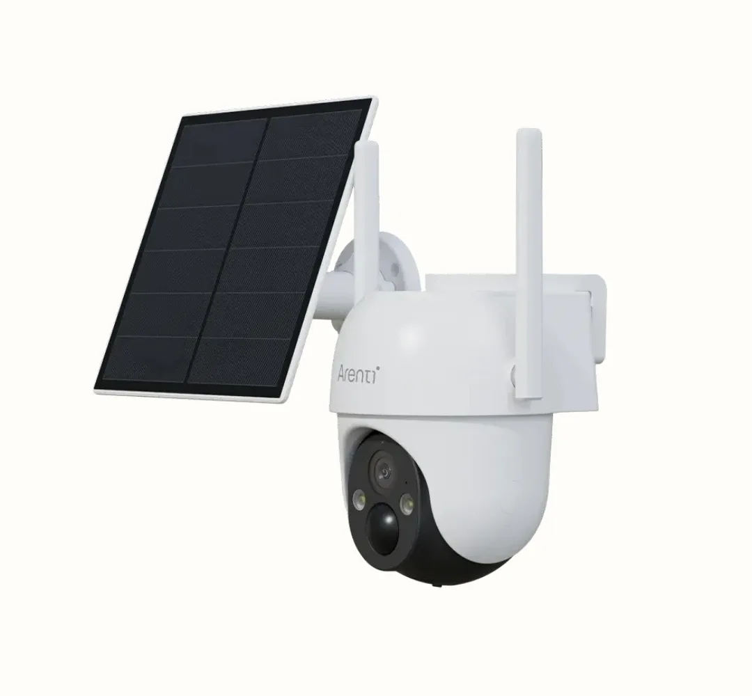 Arenti GO2T 2K 3MP UHD PTZ Outdoor Security Camera + Solar Panel
