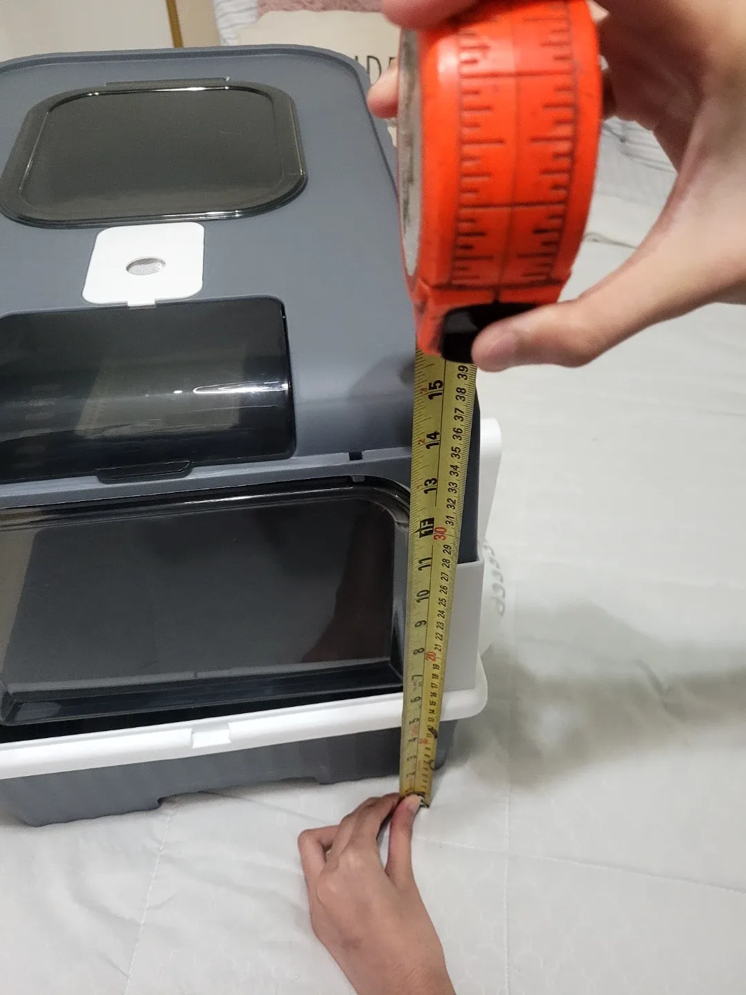 Grey Automatic Cat Litter Box image indicator(5)