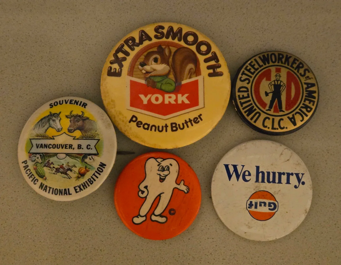 Vintage Pinback Button Collection