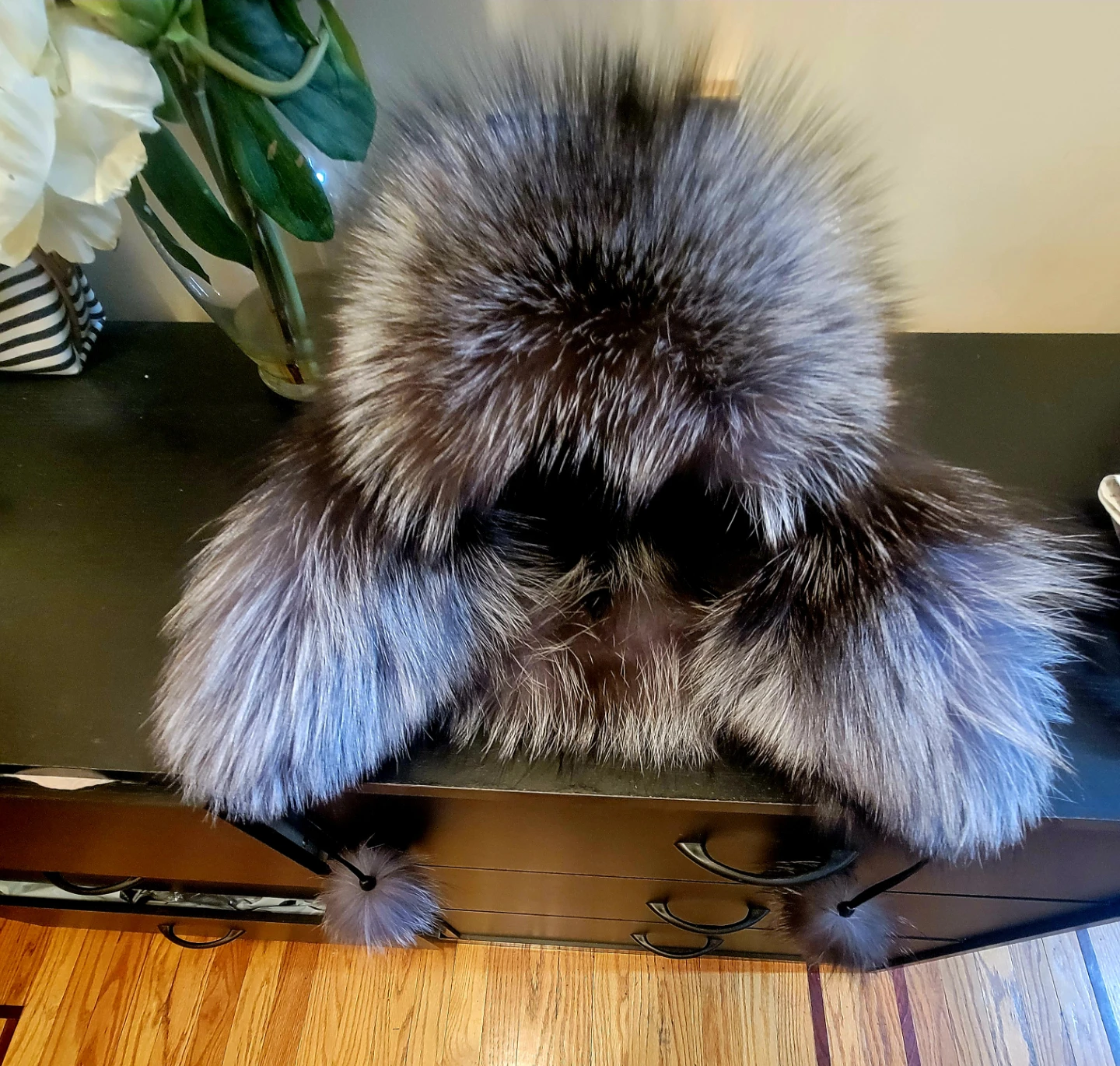 Real Fox winter hat