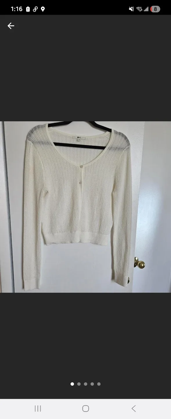 #Cleanout Size S Crochet UNIQLO Cardigan