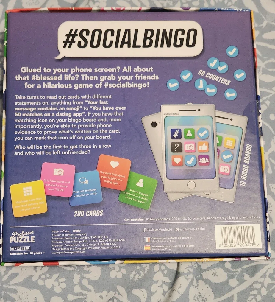 New Social Bingo Game #cleanout image indicator(2)