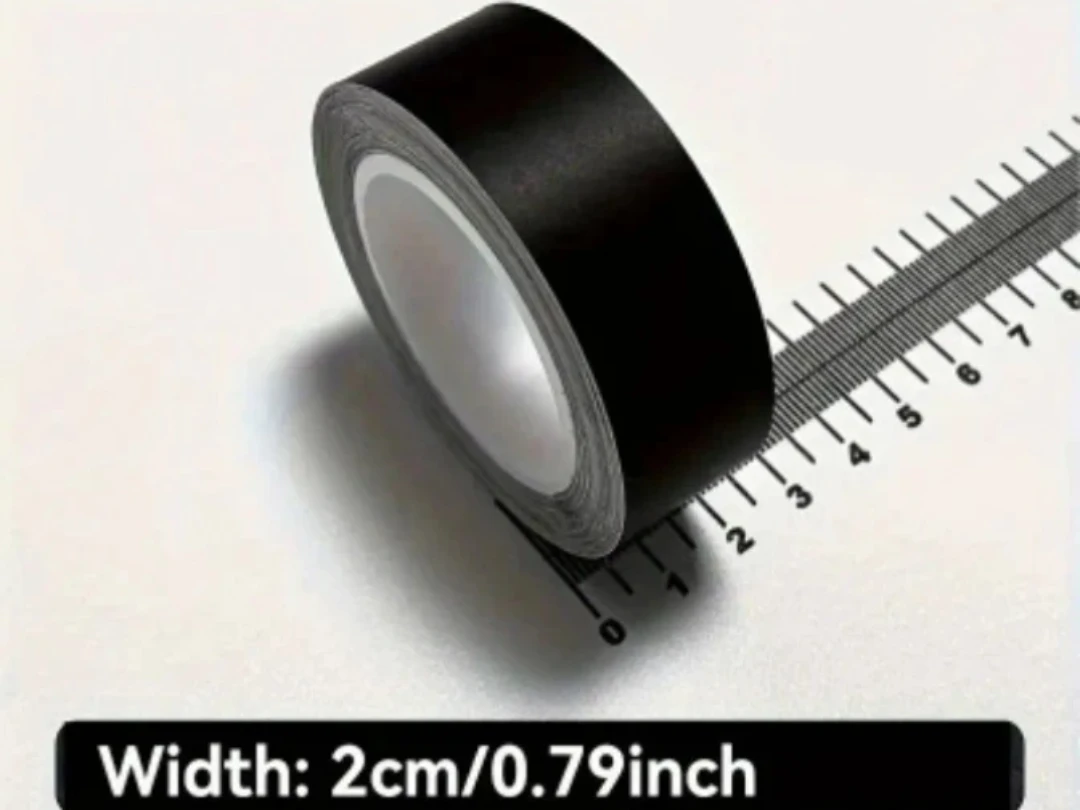 Matte Black Car Trim Tape - 2cm Width