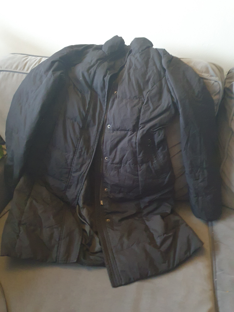 GAP Black Down Filled Puffer Coat