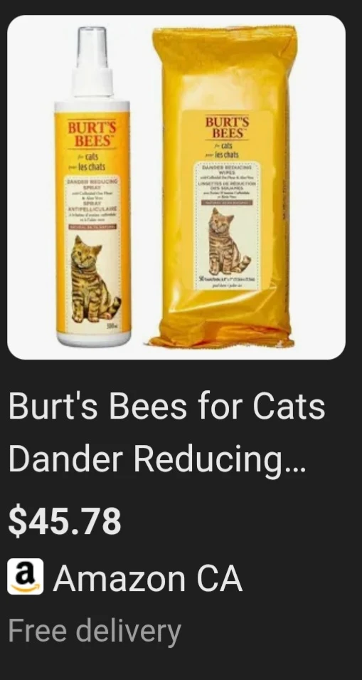 Burt's Bees for Cats Dander Reducing Spray - photo 2