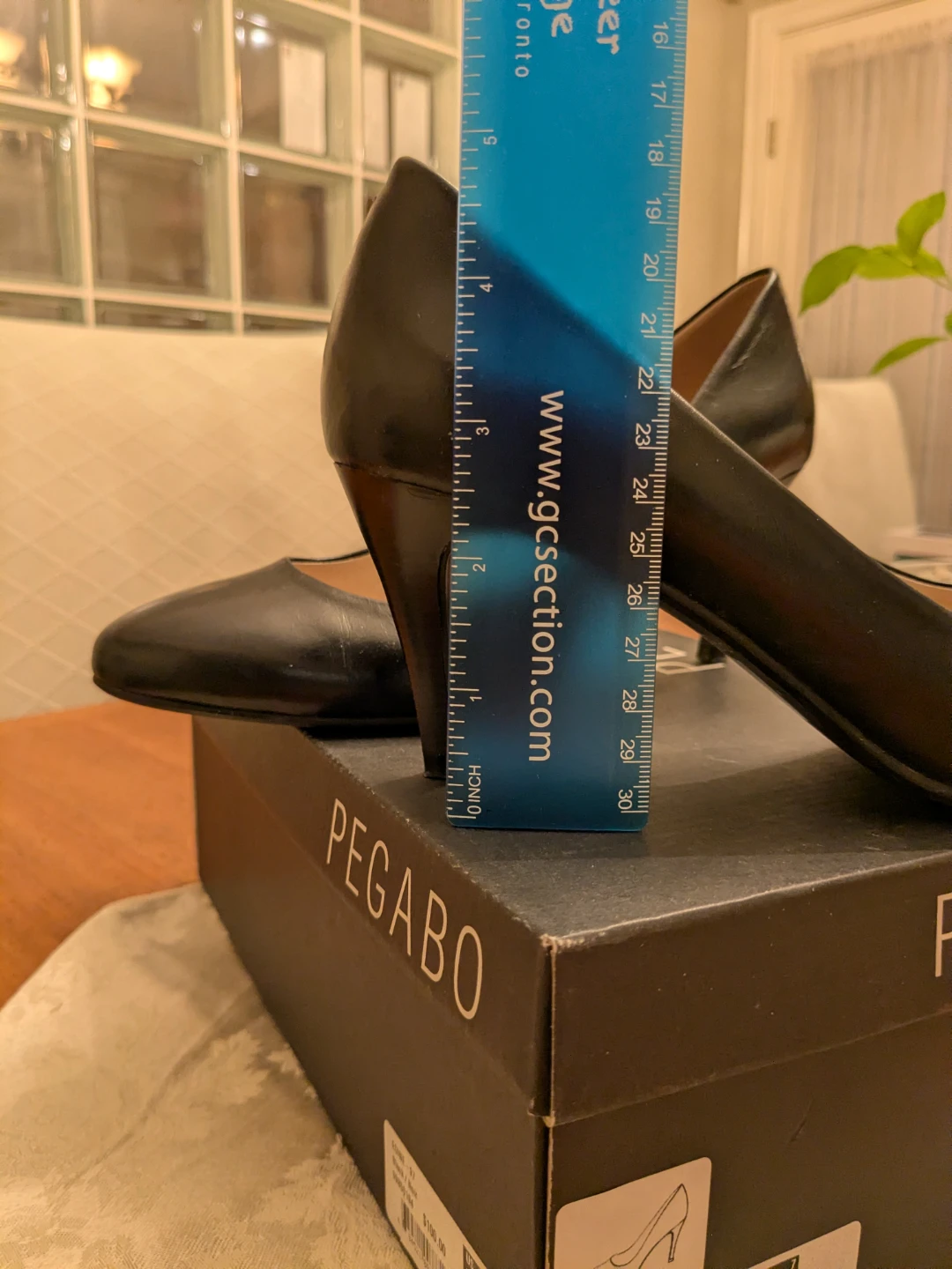 Pegabo Edine Black Heels - Size 7 - photo 3