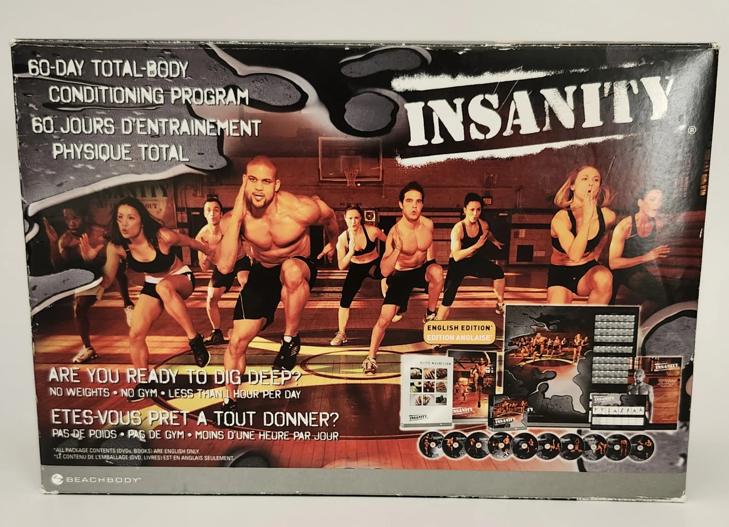 Insanity 60 Day Total Body Conditioning Program 10 dvds