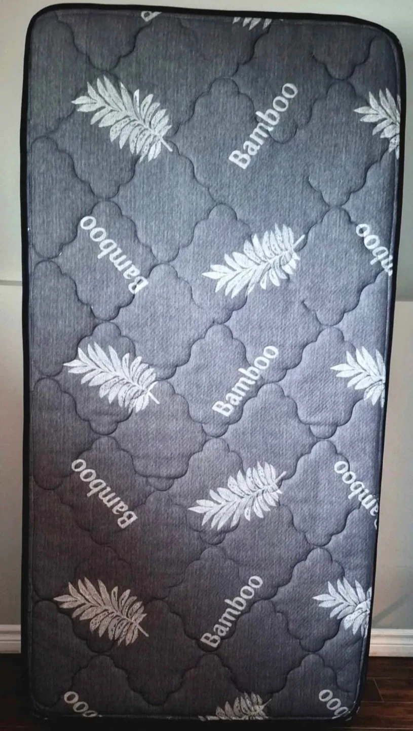 Twin Size Reversible Bamboo Hard Foam Firm Mattress