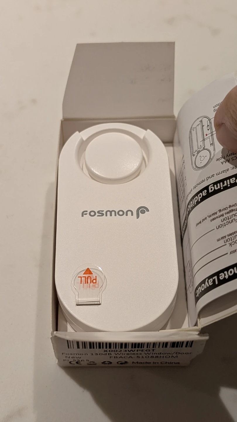 Wireless Alarm for Windows/Doors - Fosmon 130dB - Christmas gift