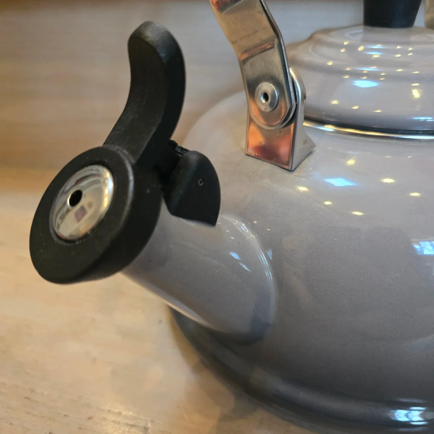Le Creuset Whistling Tea Kettle Grey image indicator(5)
