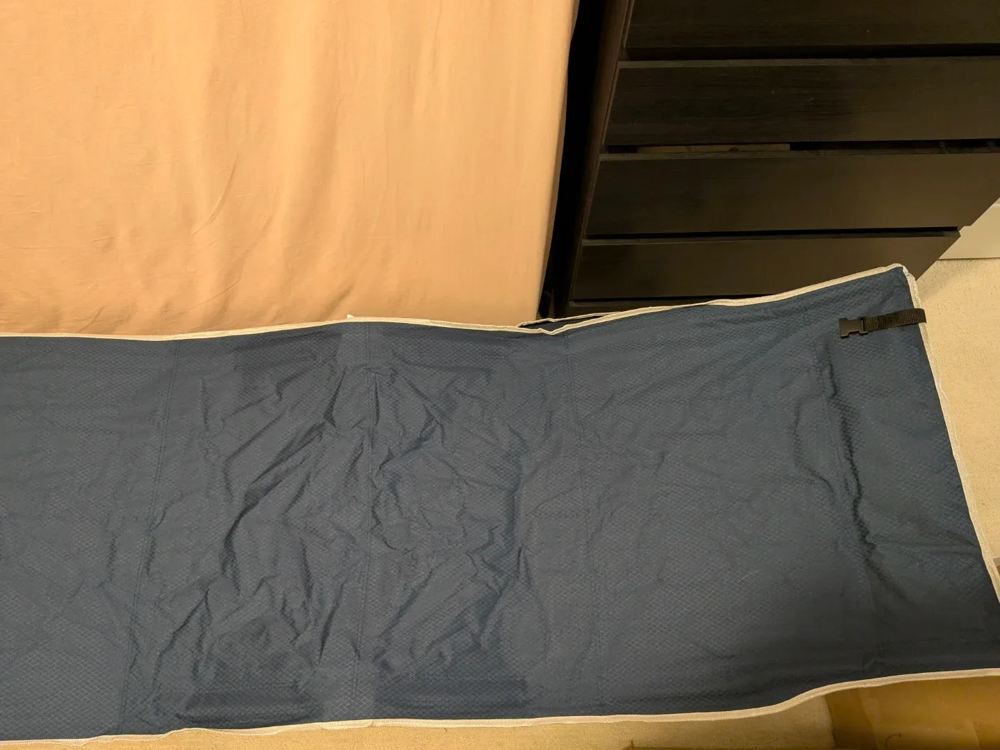 Overmont Portable Folding Camping Cot - Blue image indicator(9)