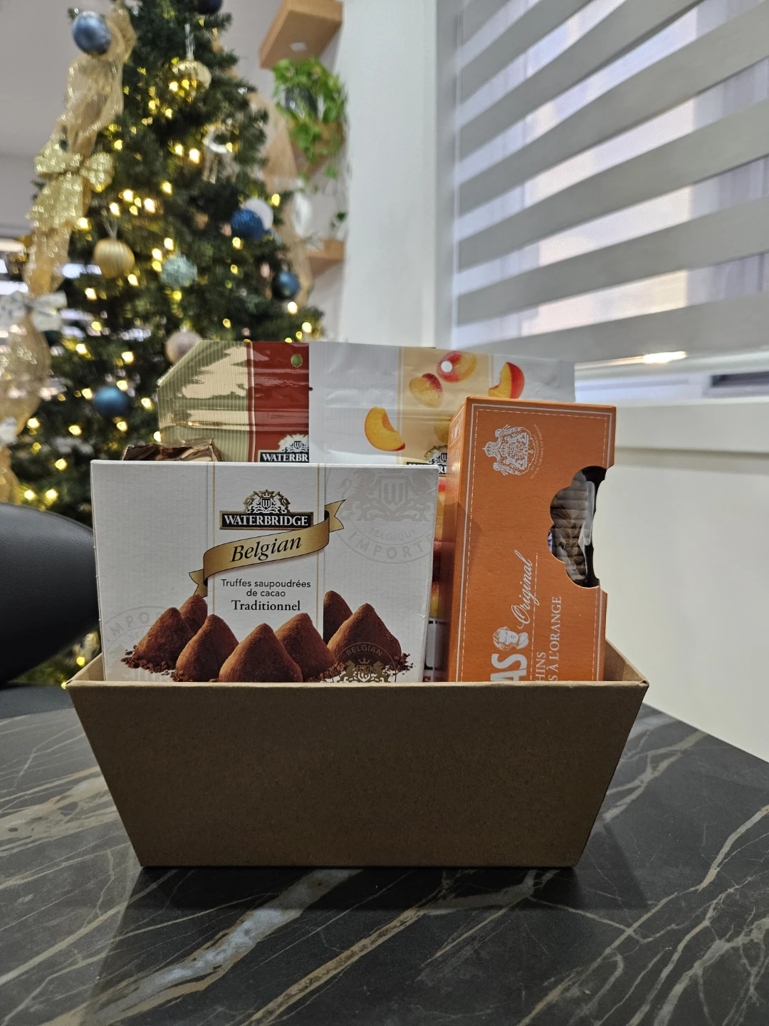 Waterbridge Belgian Chocolate Truffle Gift Basket - photo 2
