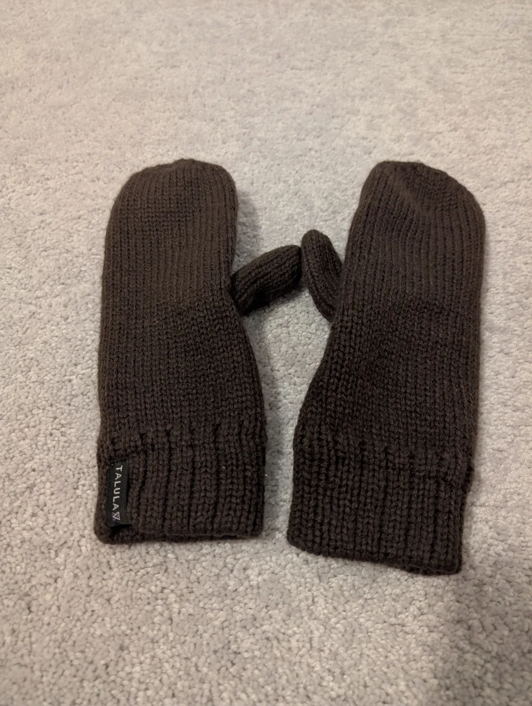 Talula Brown Mittens - Like New
