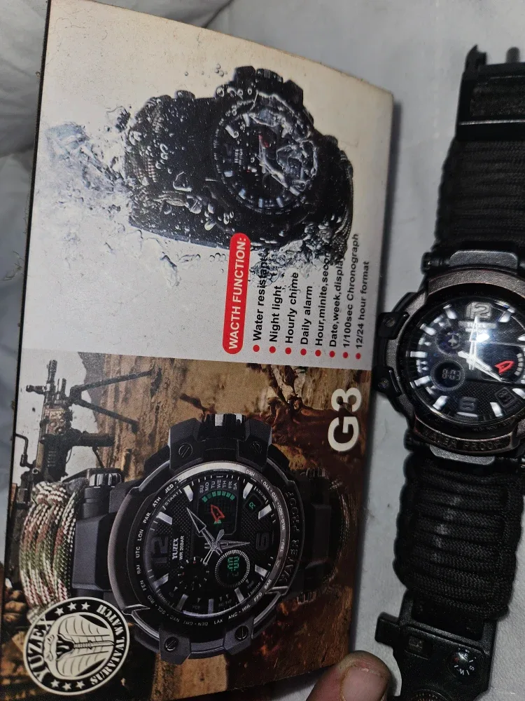 Waterproof Sport Watch with Compass