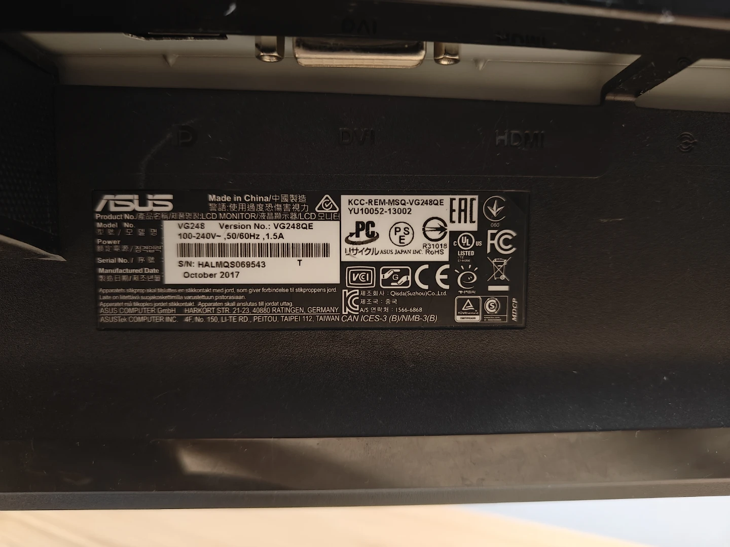 ASUS VG248QE 24" Gaming Monitor - photo 4