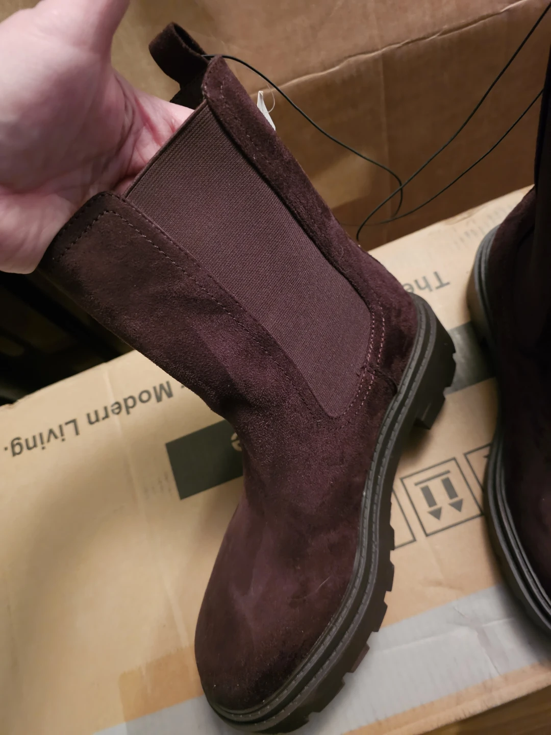 NEW Brown Chelsea Boots - Size 10 - photo 2