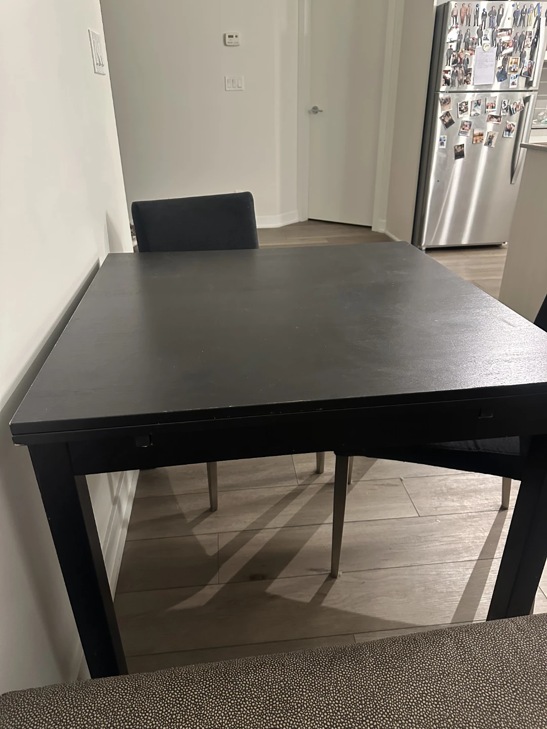 Dark-brown Dining Table with 2 Chairs - move out sale - photo 2