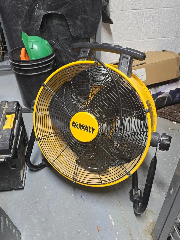 DeWalt Yellow Fan