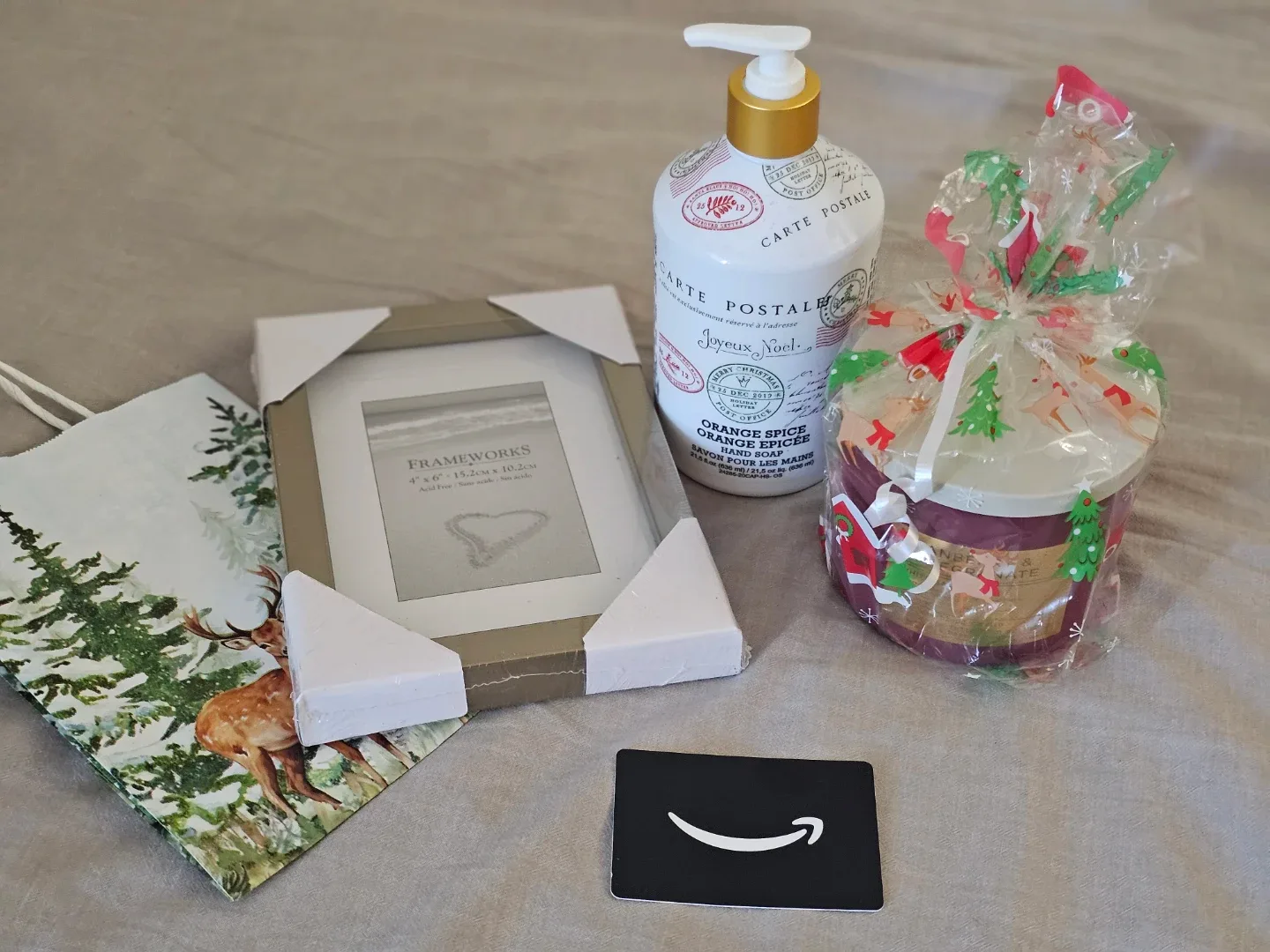 Frameworks 4"x6" Picture Frame, Candle, Soap