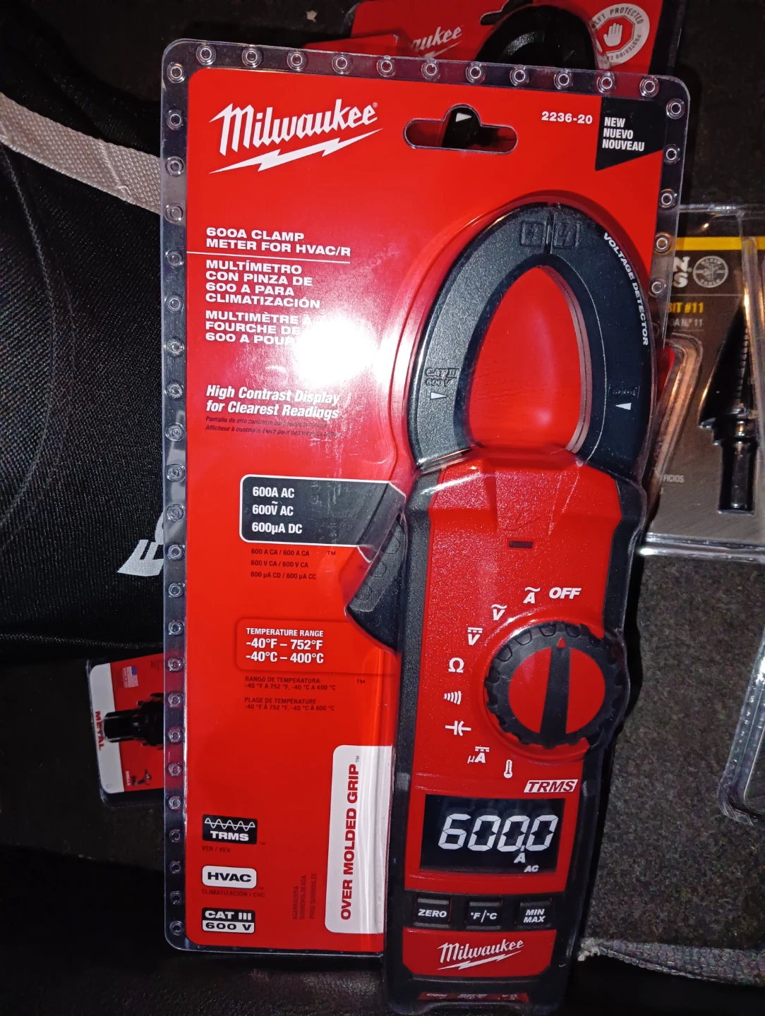 Milwaukee 2236-20 600A Clamp Meter for HVAC/R - New