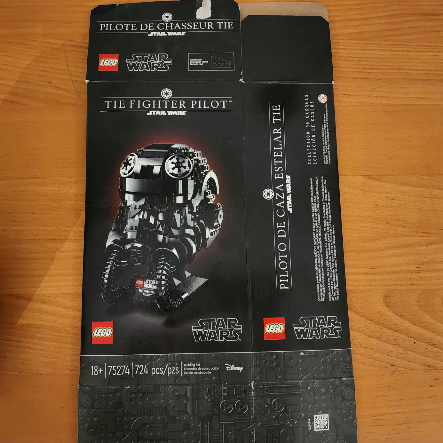 LEGO Star Wars TIE Fighter Pilot Helmet 75274 - photo 2