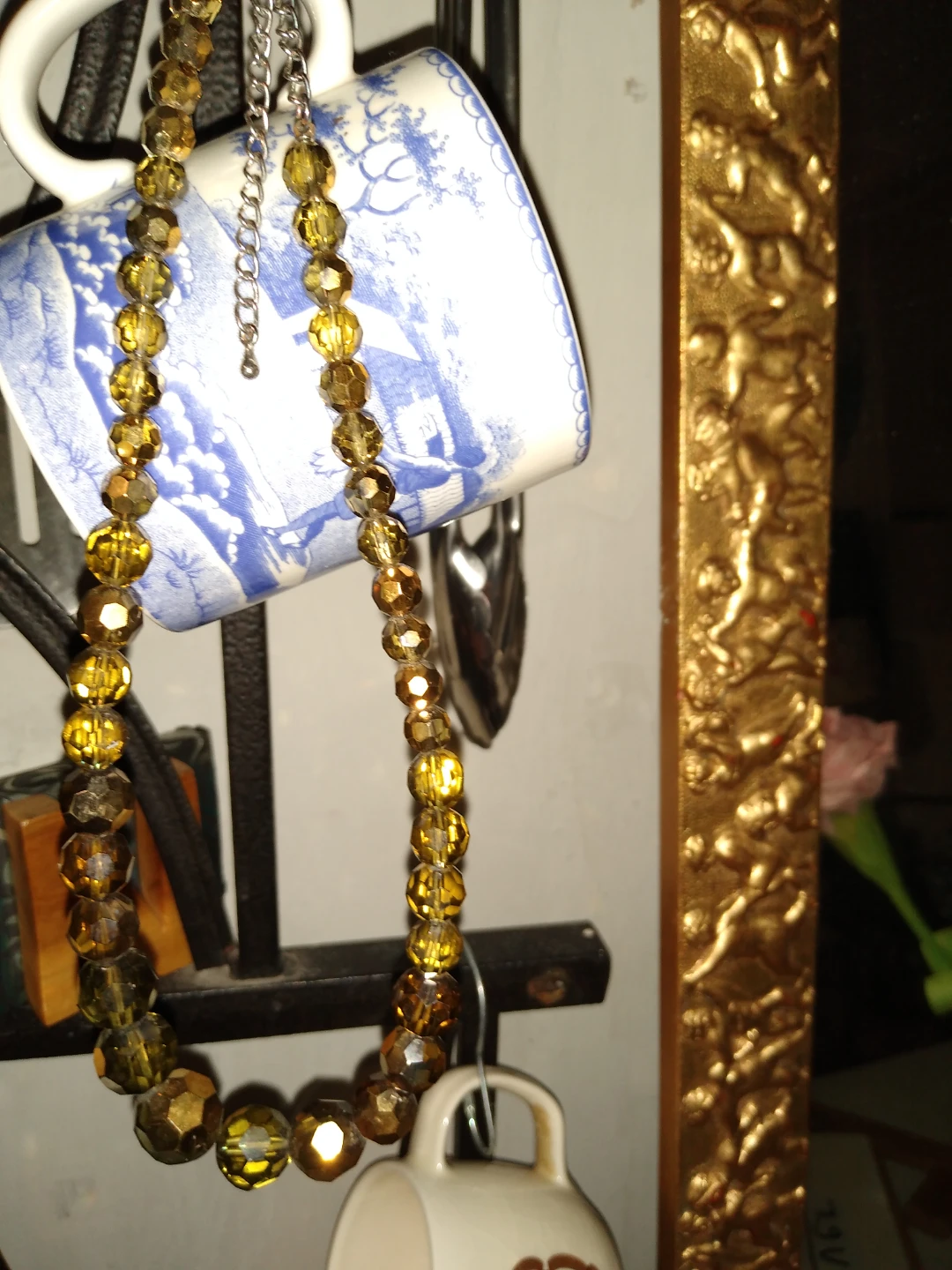 Vintage Sherman Swarovski crystal bead necklace - photo 2