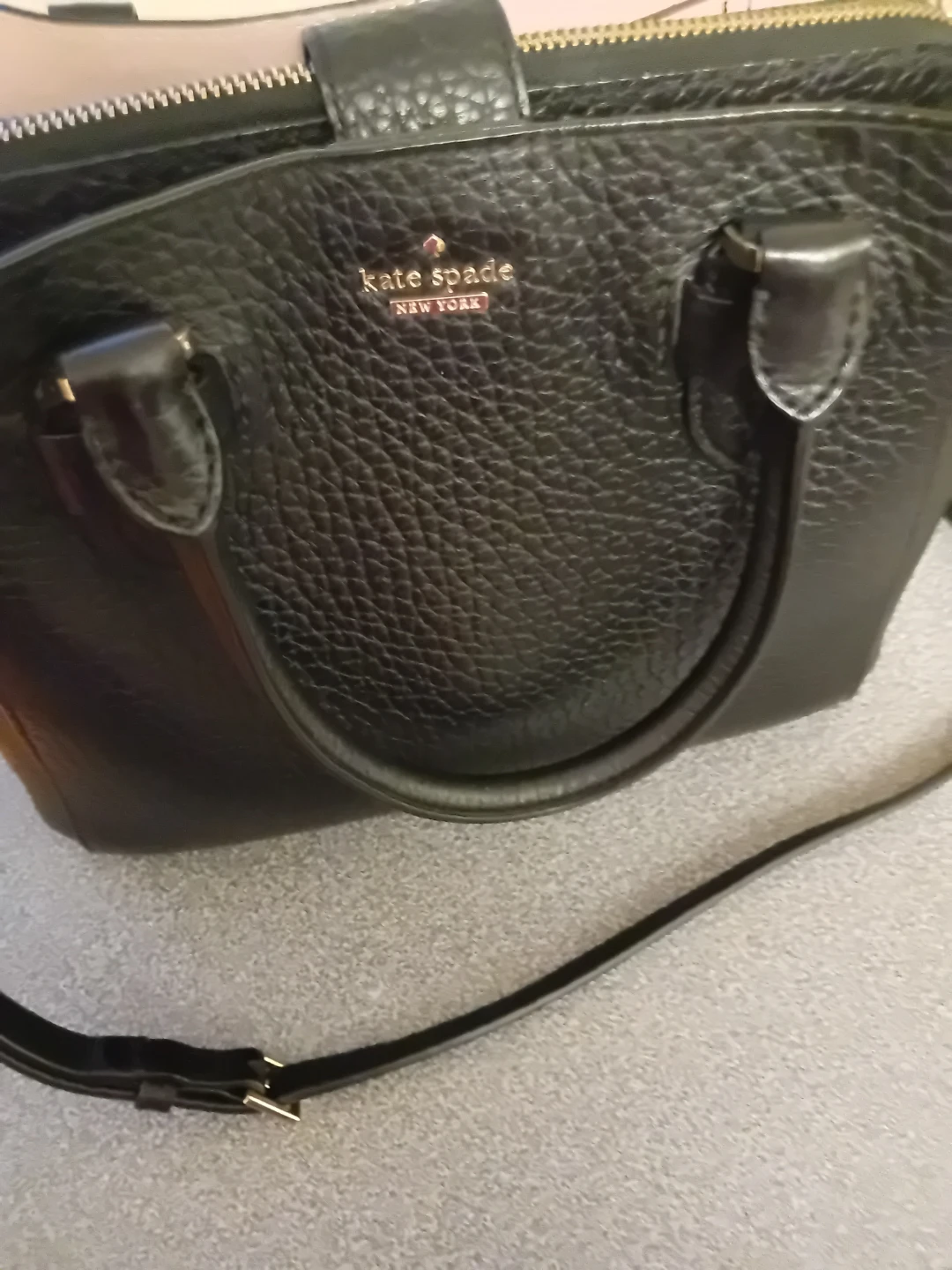 Kate Spade Black Leather Satchel