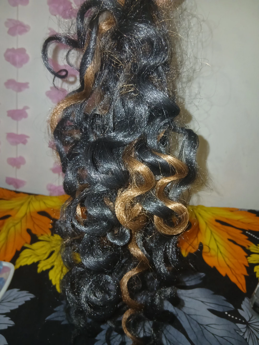 Hair extention - Black & Brown Curls - photo 2