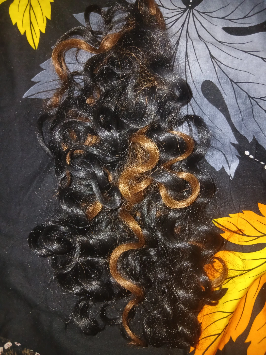 Hair extention - Black & Brown Curls - photo 3