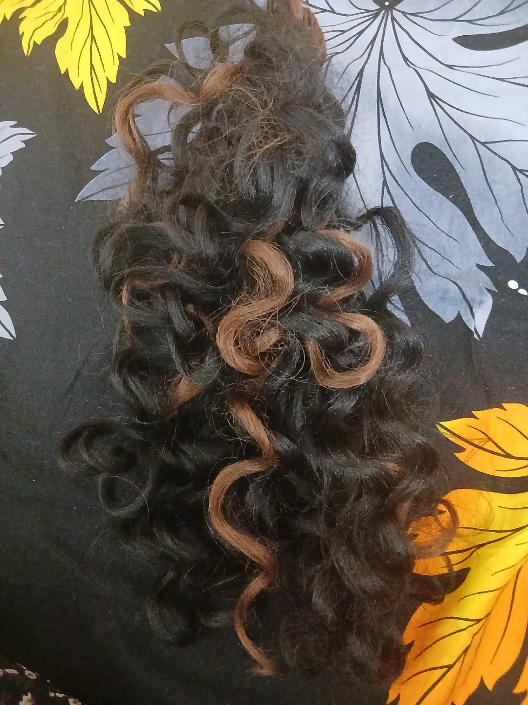 Hair extention - Black & Brown Curls - photo 4