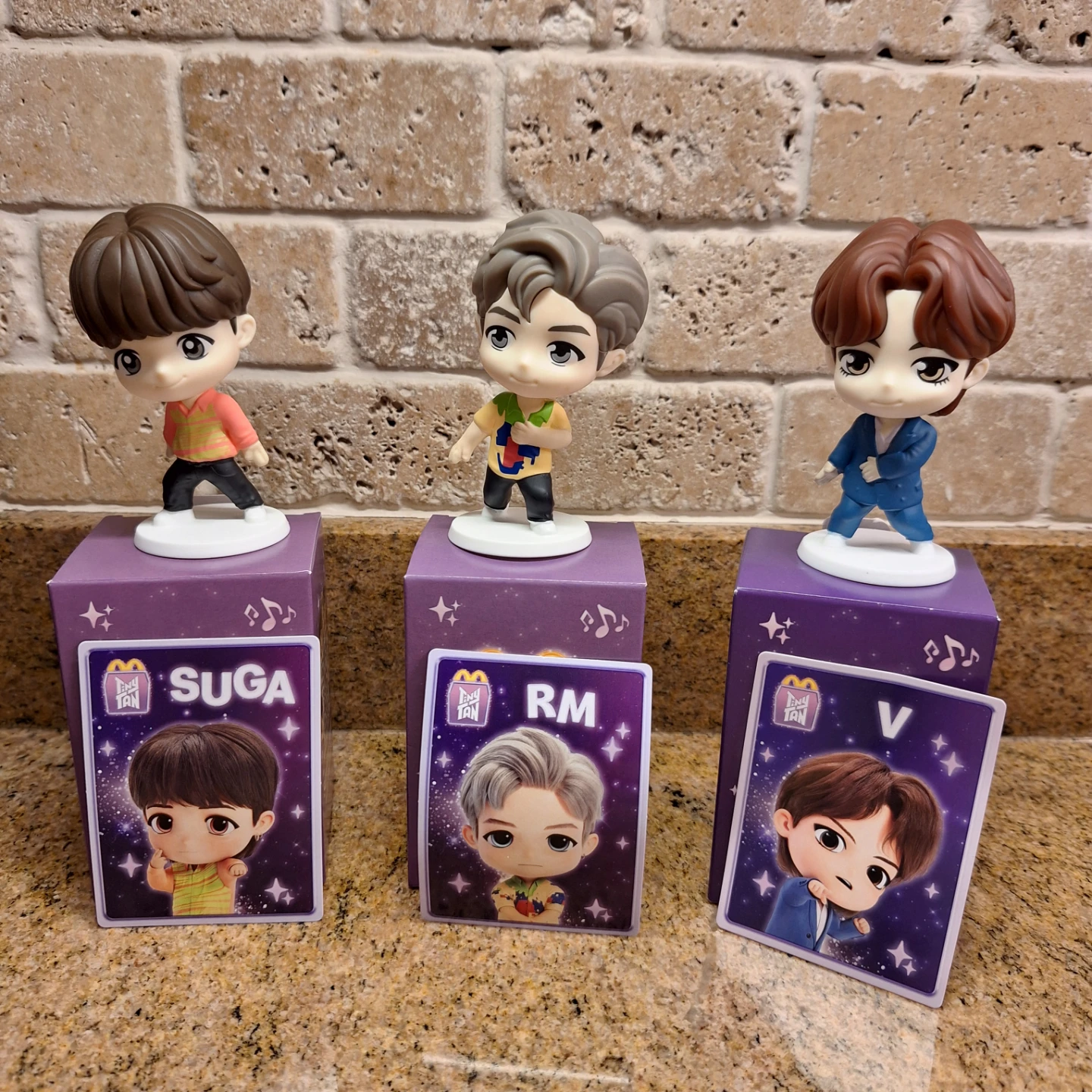 McDonald's Tiny Tan BTS Happy Meal Toys
