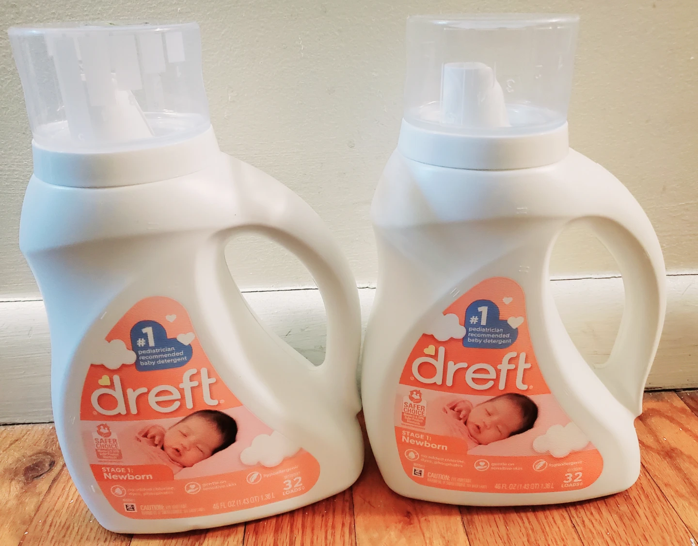 Dreft Stage 1 Newborn Baby Detergent, 46 fl oz