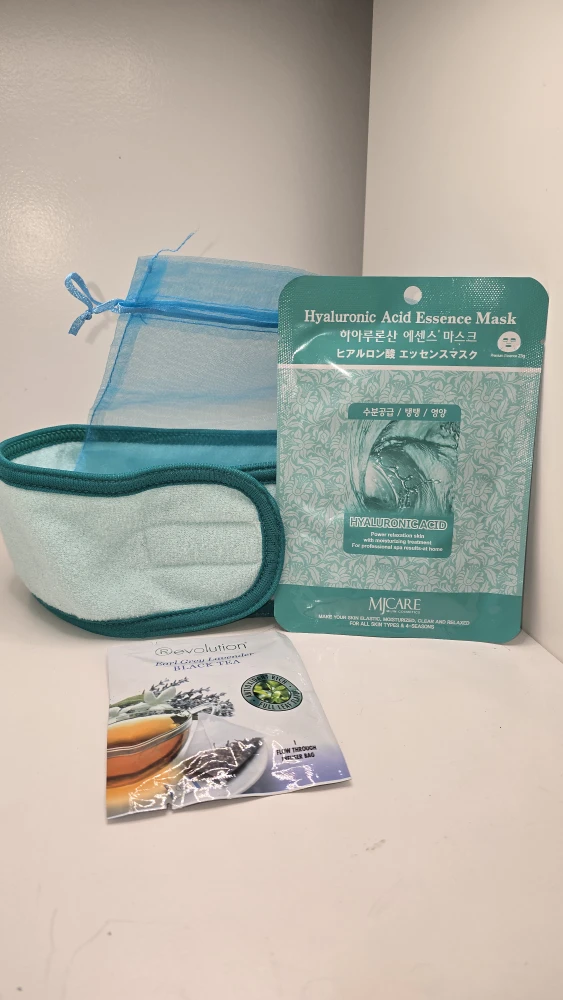Skincare Set: Hyaluronic Mask, Tea Mask, Eye Mask