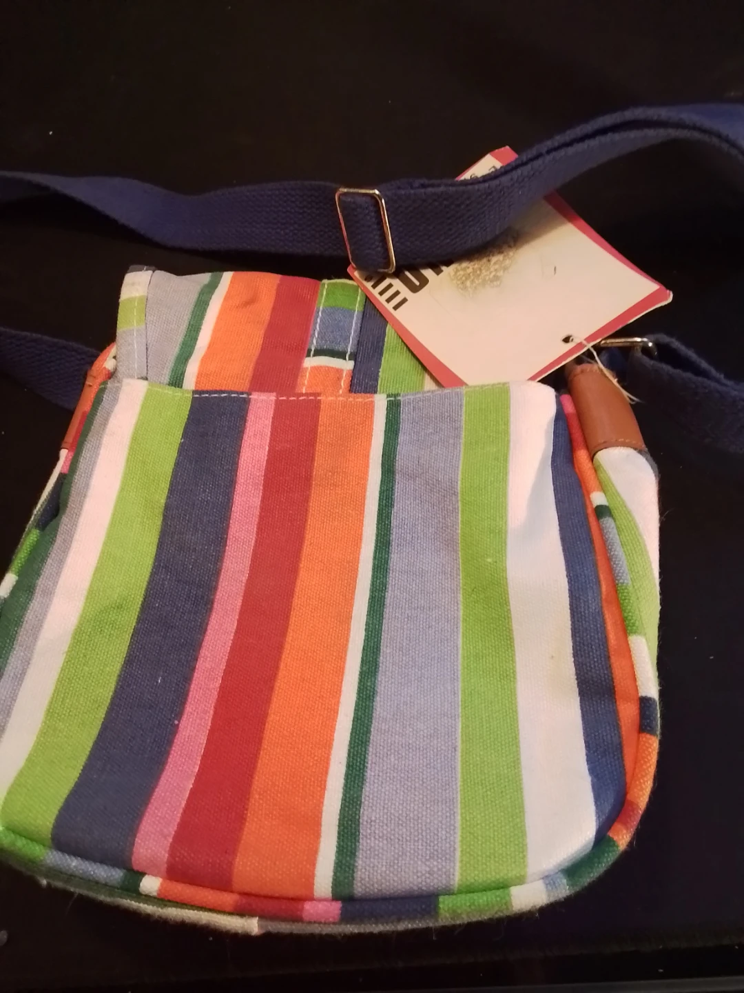 Vintage Gitano Mini Canvas Sling Bag 9x7" with tag - photo 4