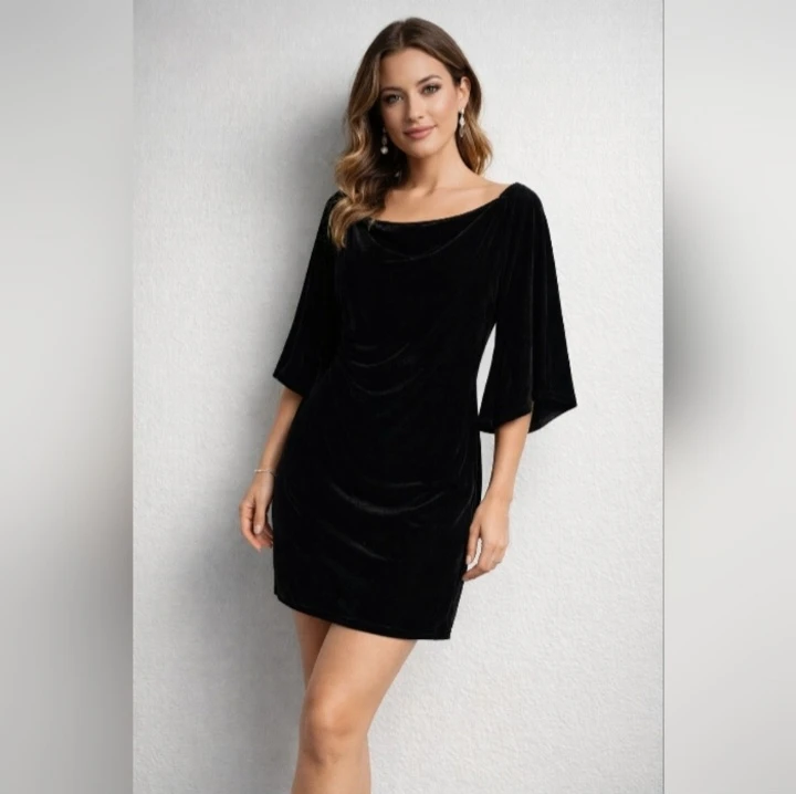 Black Velvet Dress