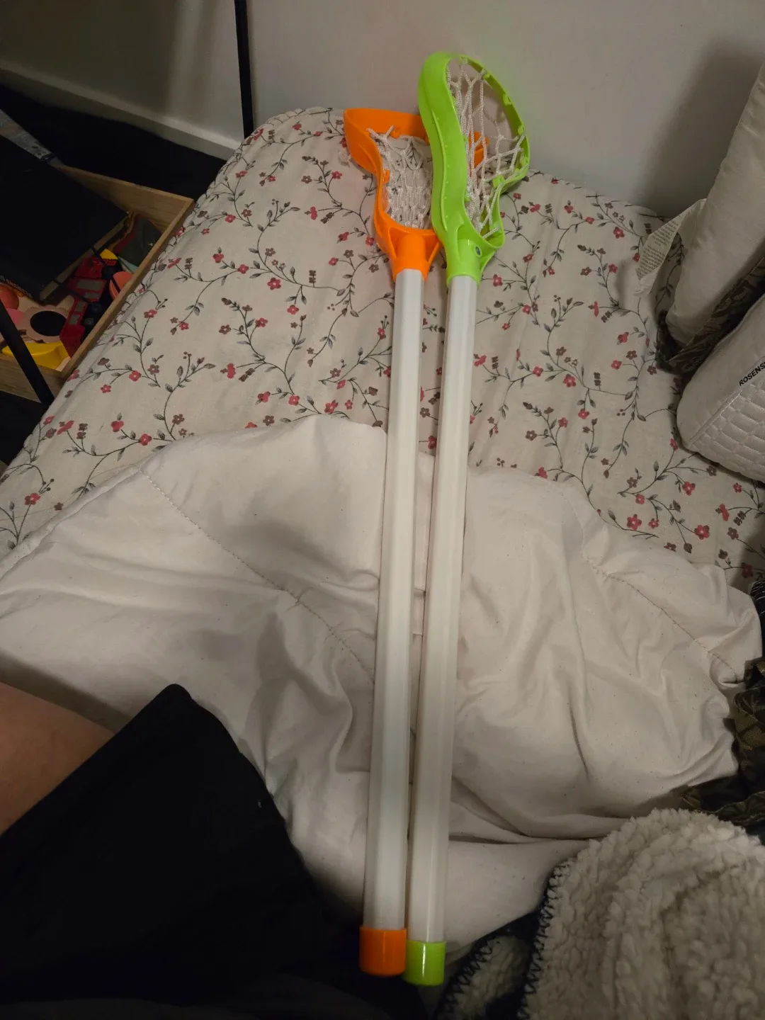 #Cleanout#Kids Lacrosse Sticks - Orange & Green