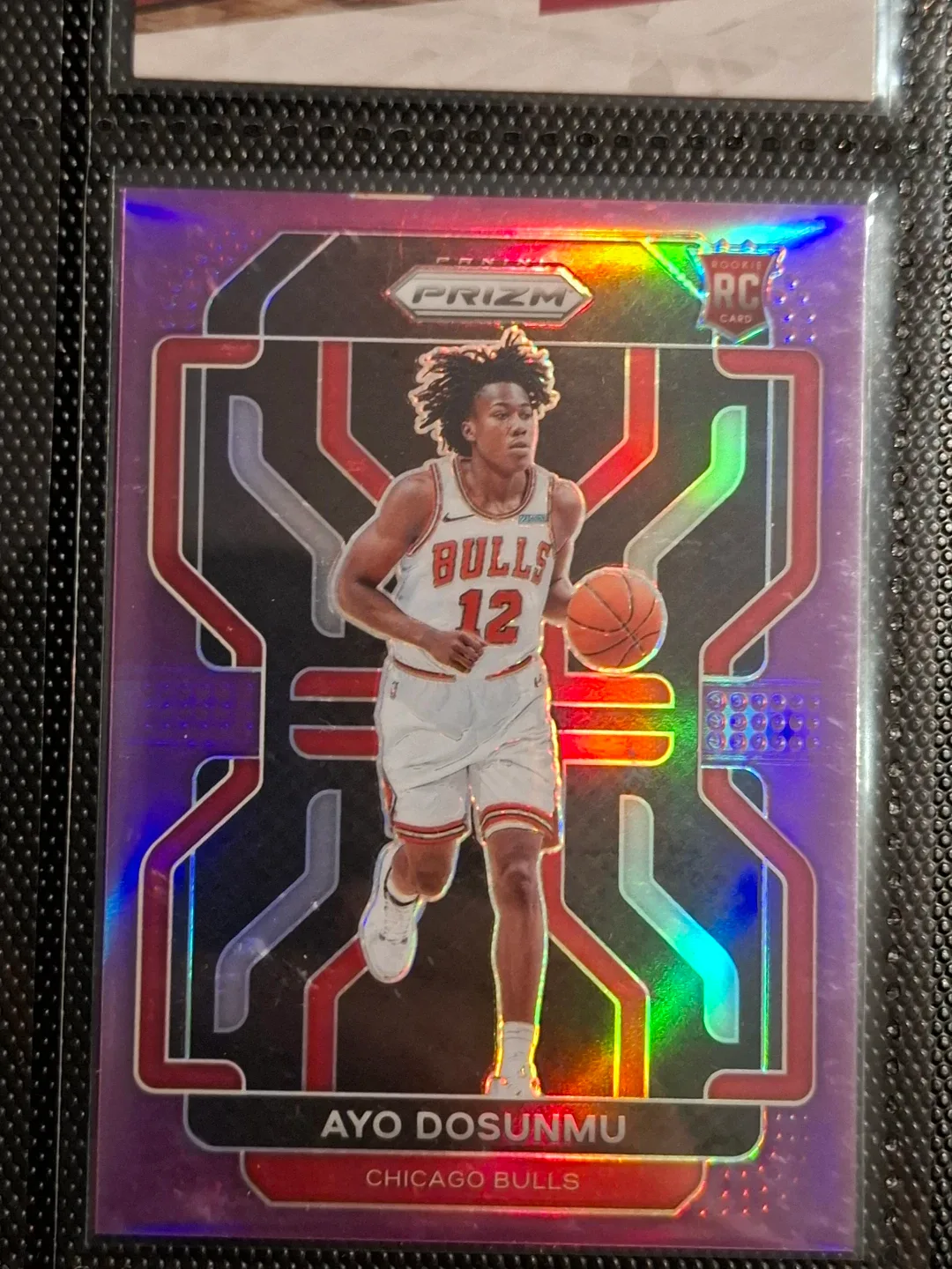 Ayo Dosunmu 2021-22 Panini Prizm RC purple