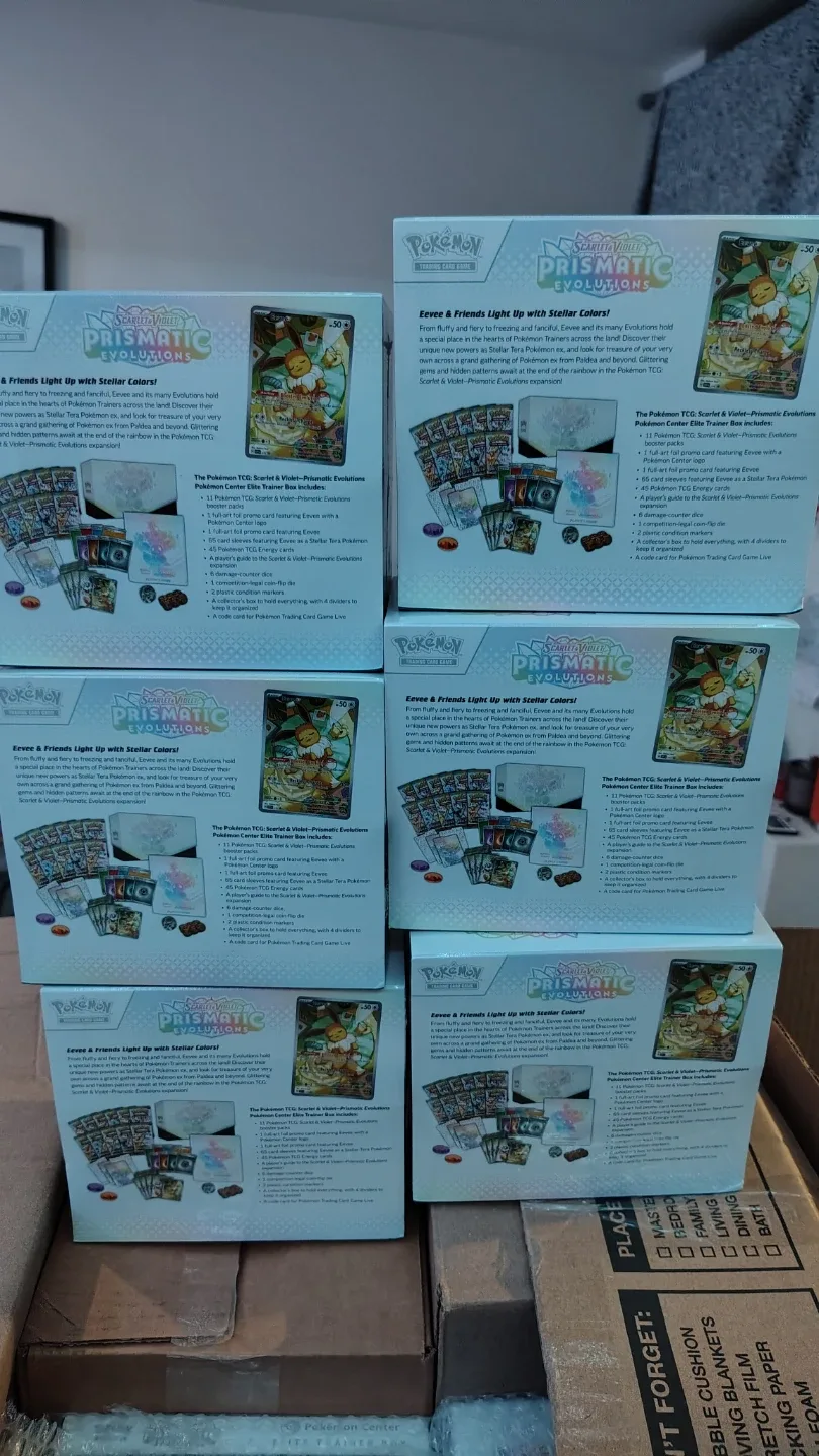 New Pokémon TCG: Scarlet & Violet - Prismatic Eevee Elite image indicator(4)