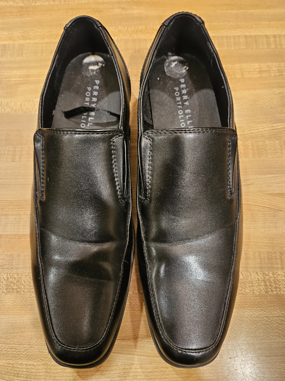 Perry Ellis Portfolio Black Dress Shoes - Size 8