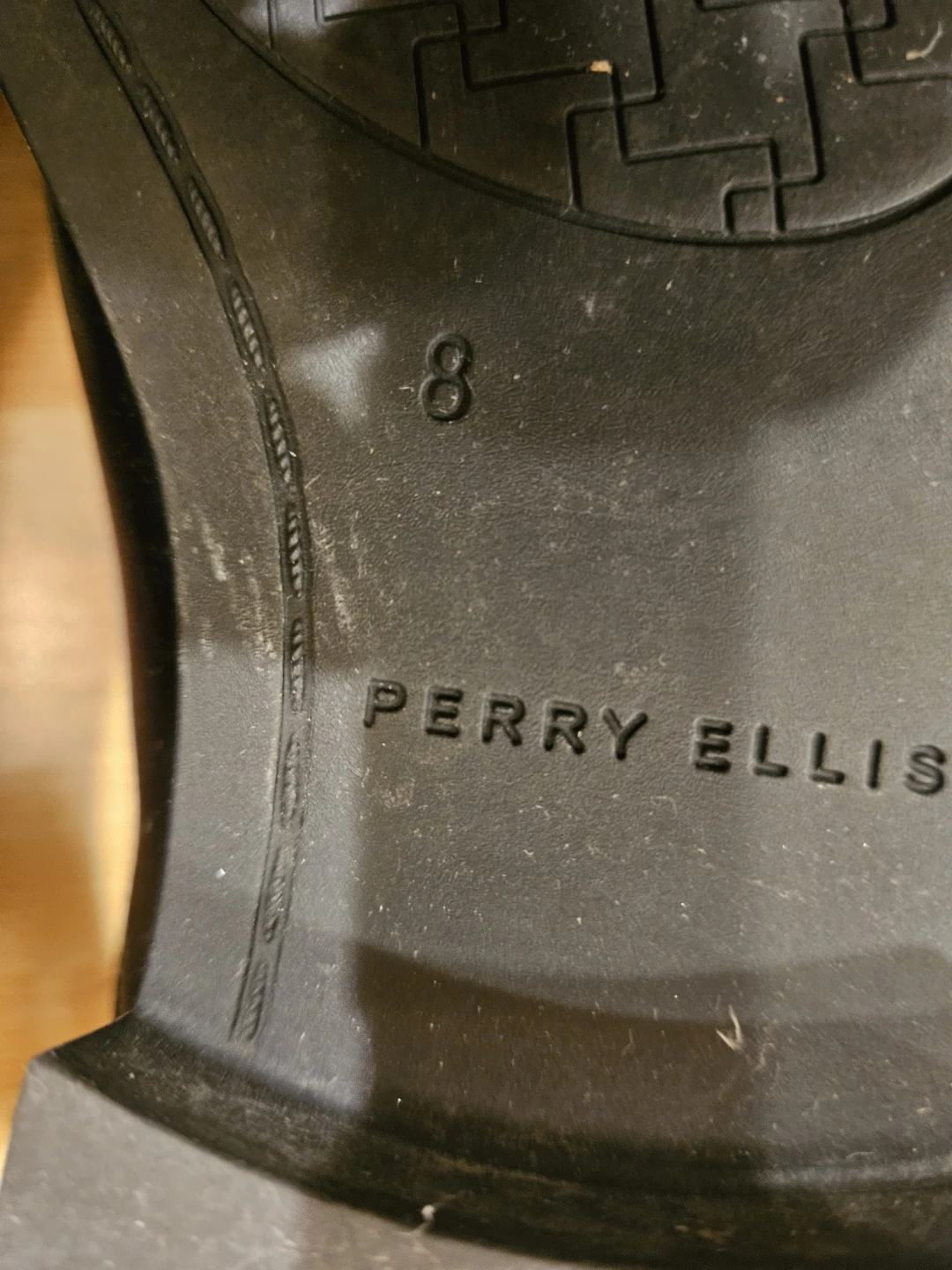 Perry Ellis Portfolio Black Dress Shoes - Size 8 - photo 4