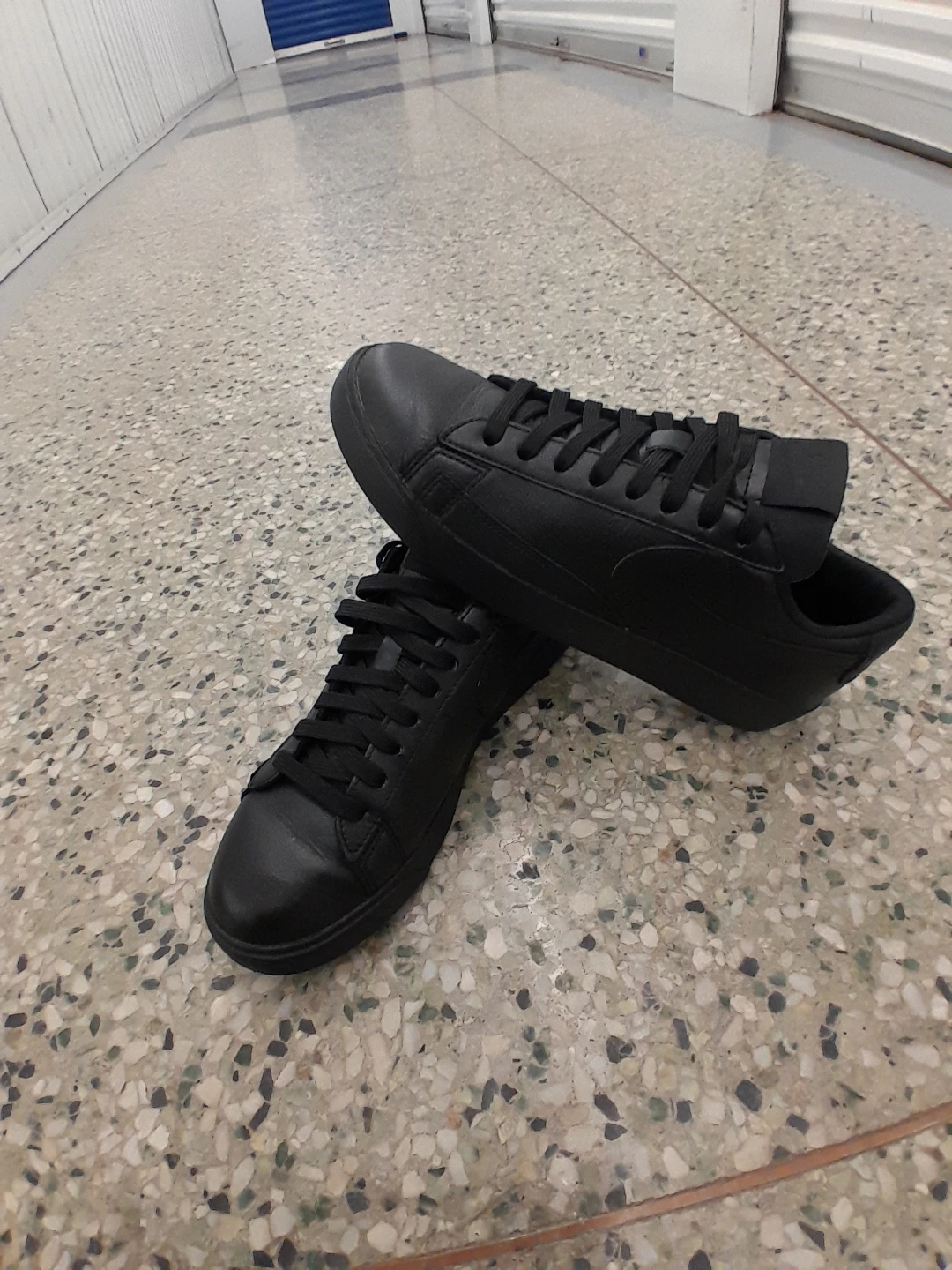 Nike Blazer Low Leather Black Shoes For Boys Size 8 or 25CM - photo 5