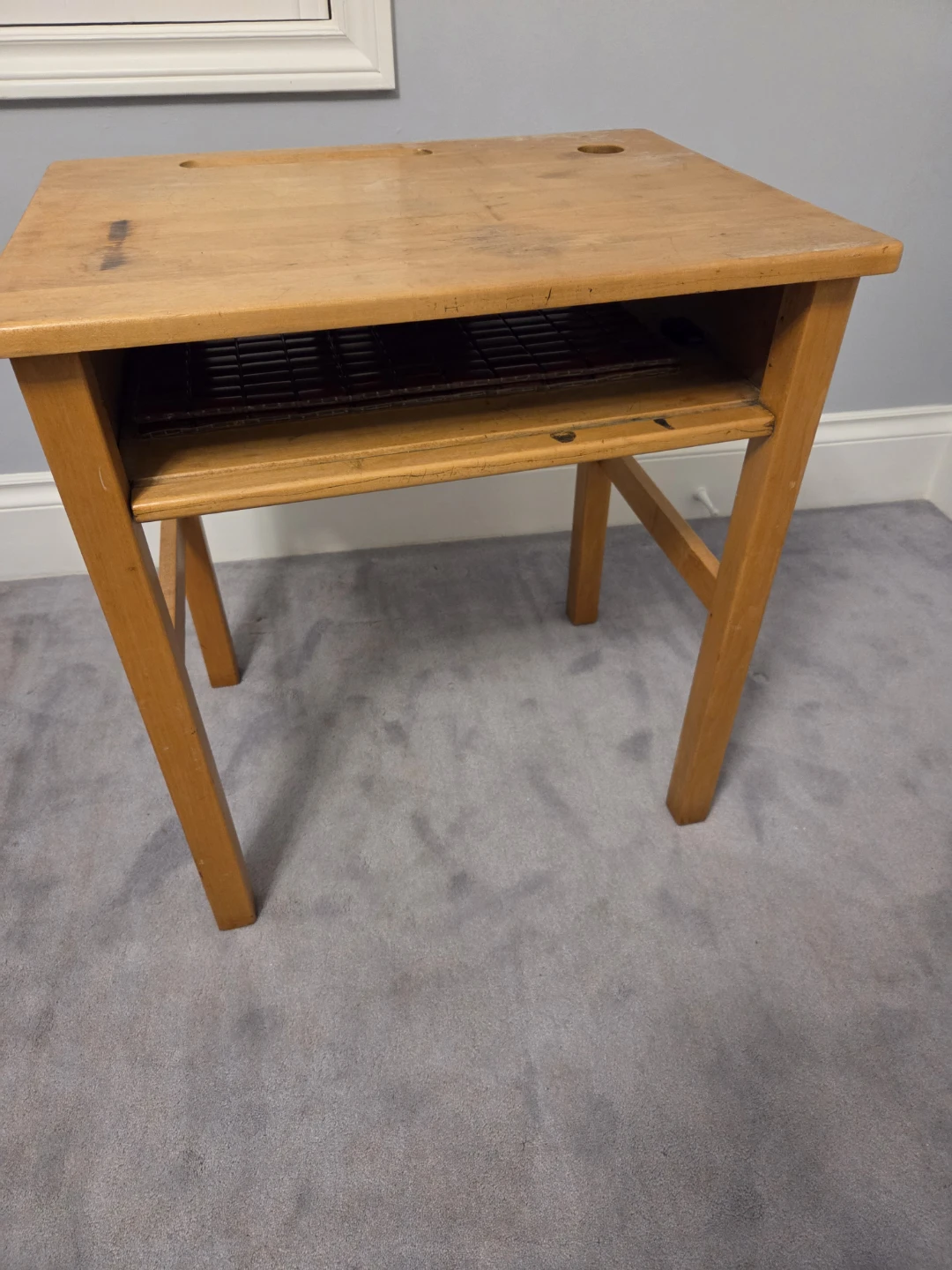 Wooden Desk and Chair Set - photo 2