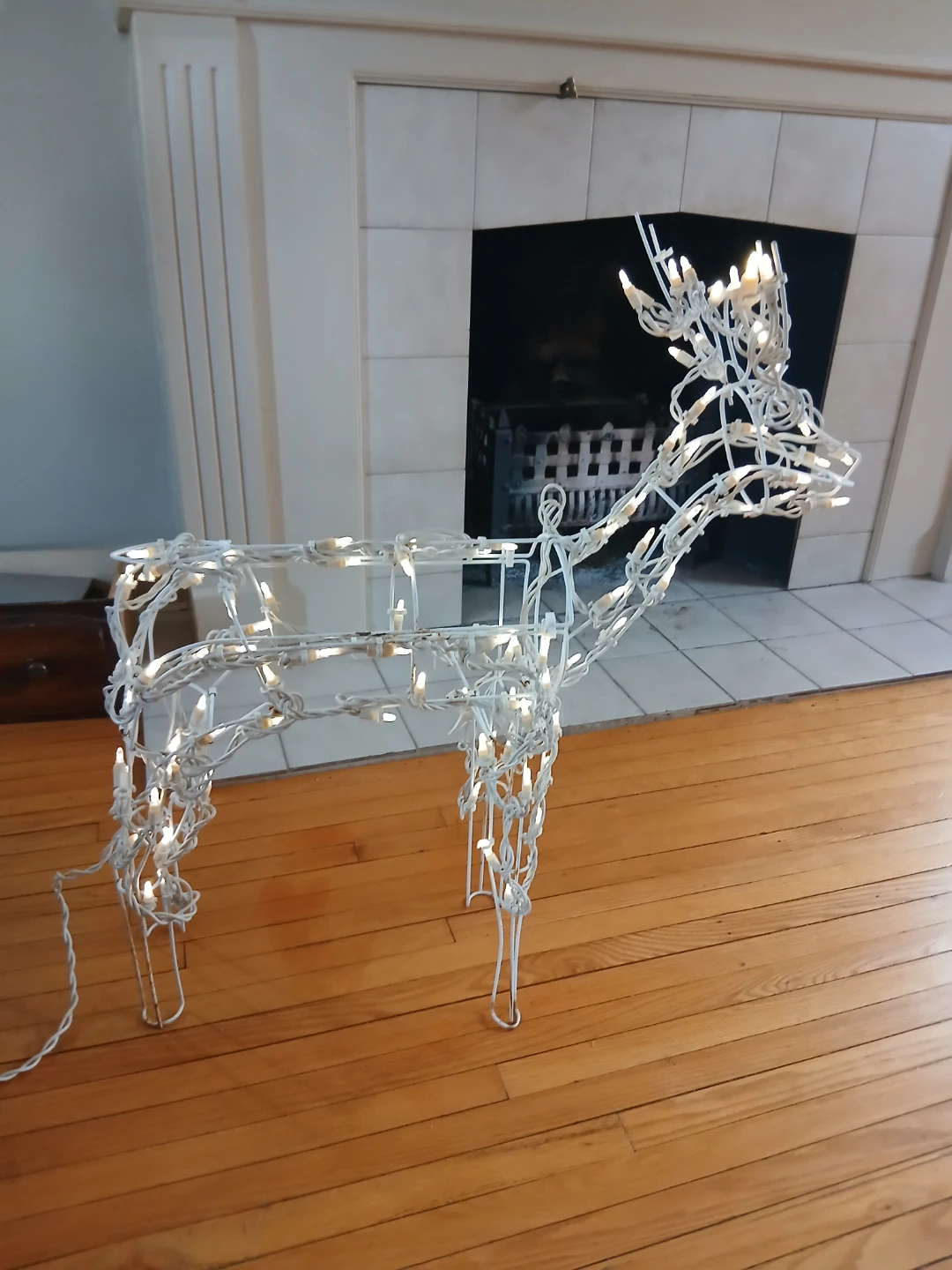 Lighted Christmas Reindeer Decoration