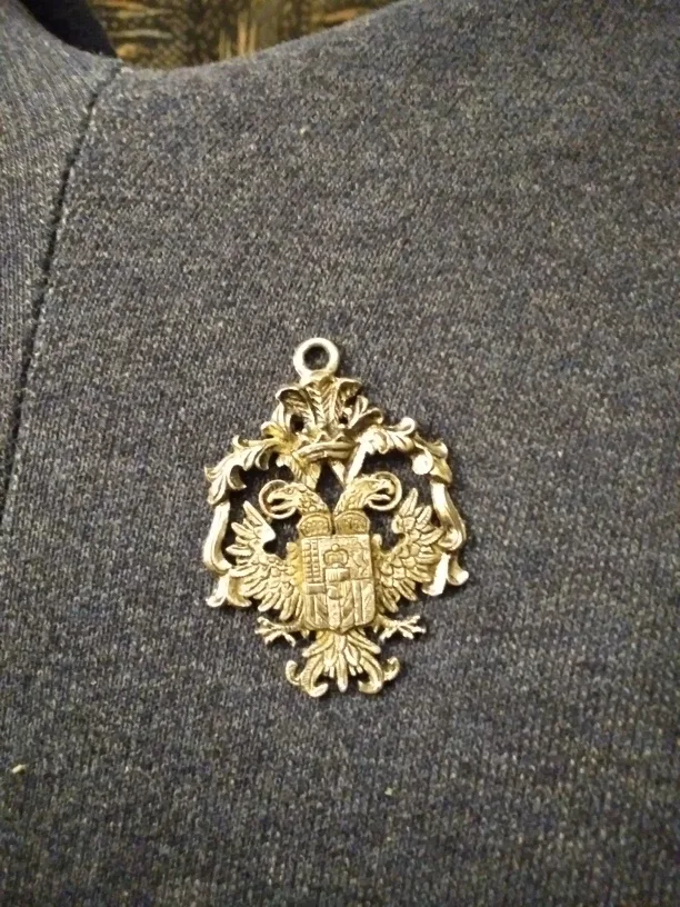 Vintage Double Headed Eagle Pendant