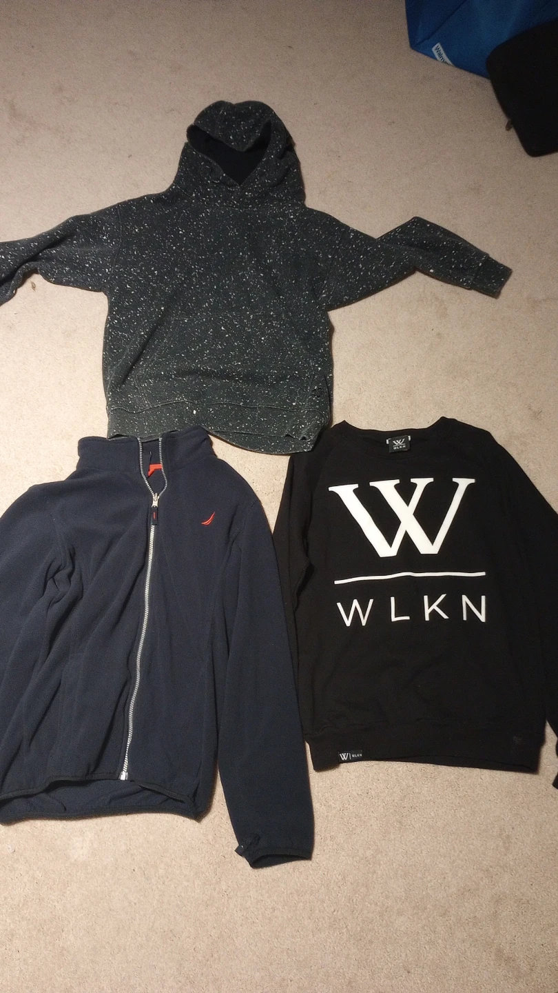 3 hoodies