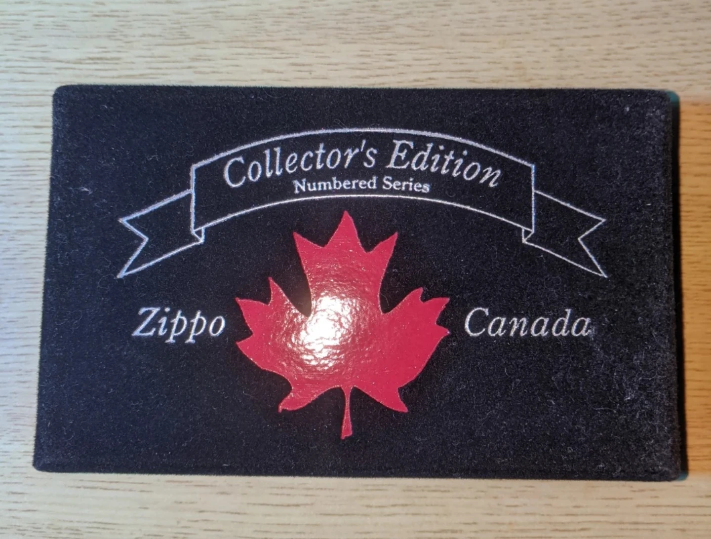 New Zippo Canada Collector's Edition Lighter