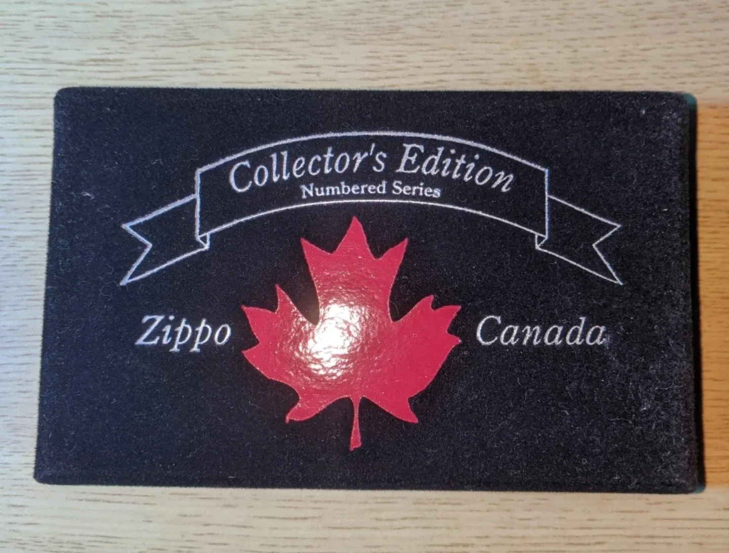 Zippo Canada Collector's Edition Lighter