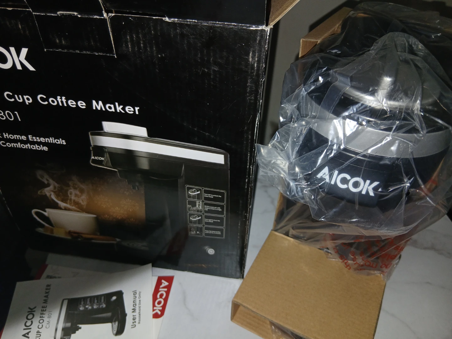 Aicok Single Cup Coffee Maker - photo 4